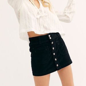 Free People Joanie Cord Skirt
